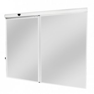 KIT PUERTA AUTOMATICA SLIDER BLDC 2,20M VIDRIO 01 HOJA- SEG