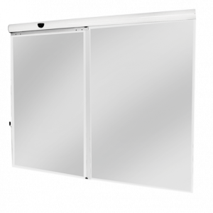 KIT PUERTA AUTOMATICA SLIDER BLDC 3.30M VIDRIO 02 HOJA- SEG
