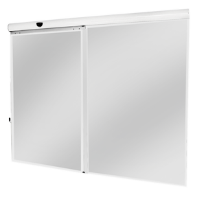 KIT PUERTA AUTOMATICA SLIDER BLDC 3.30M VIDRIO 02 HOJA- SEG