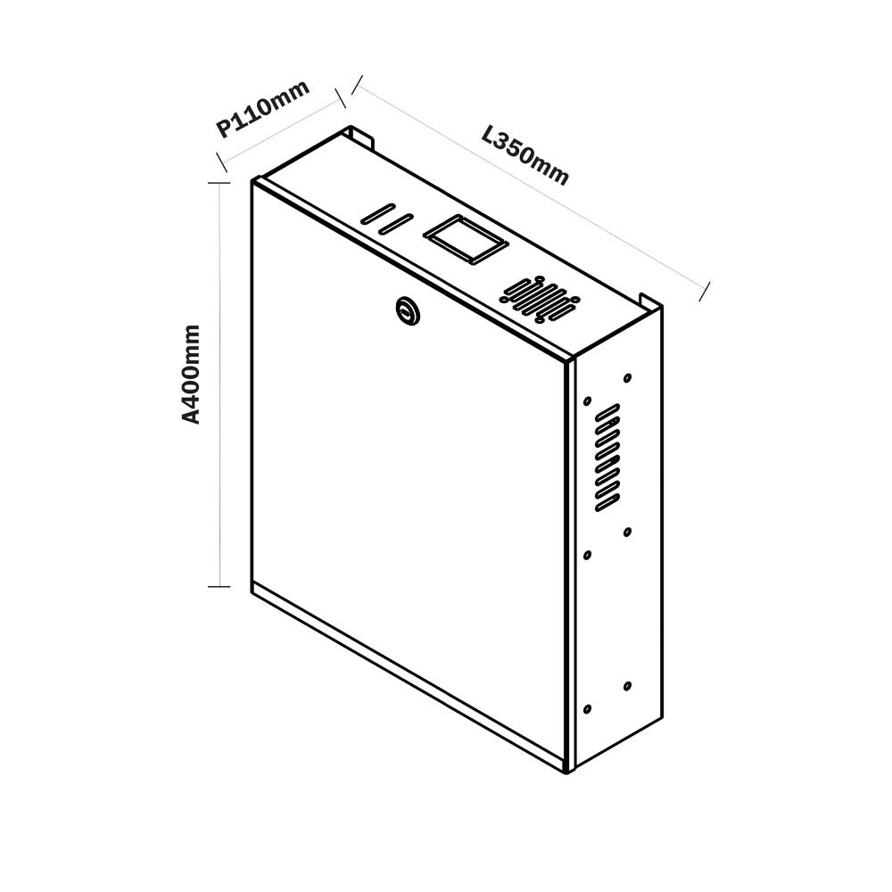 IPEC - RACK ORGANIZADOR VERTICAL L350 - Image 3